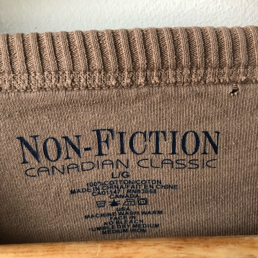 Men's Crewneck Sweatshirt in Taupe - Picture 3 of 5